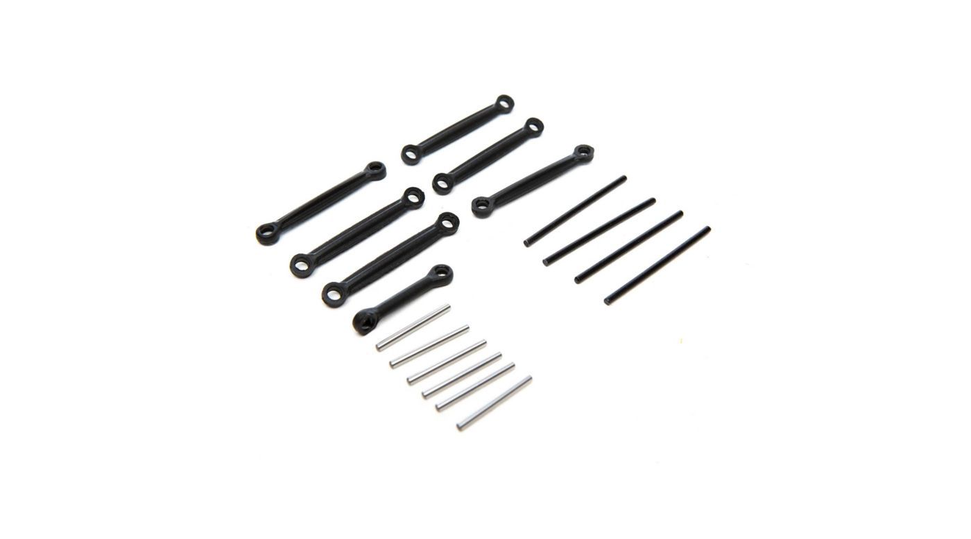 Link Set, Hinge Pin Set: 1/18 Seismic