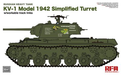 1942 Simplified Turret KV-1 1/35 #RM-5041 by Ryefield Model