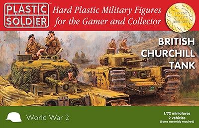 Churchill Tank 1/72 by Plastic Soldier