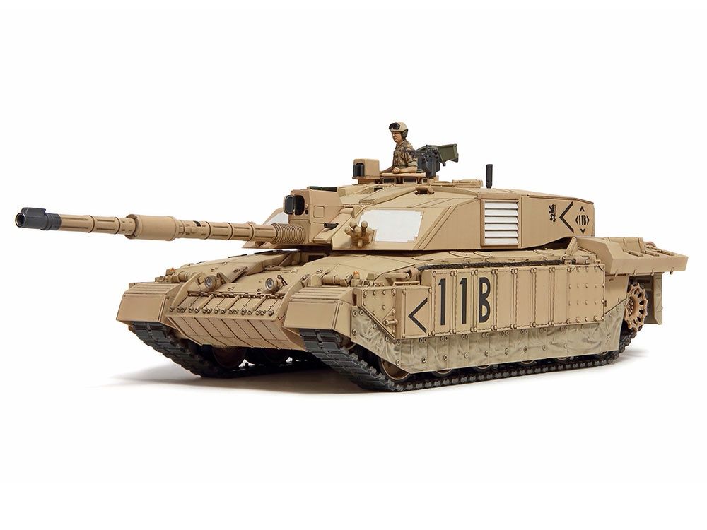 British Male Battle Tank Challenger (Desertised) 1/48 #32601 by Tamiya