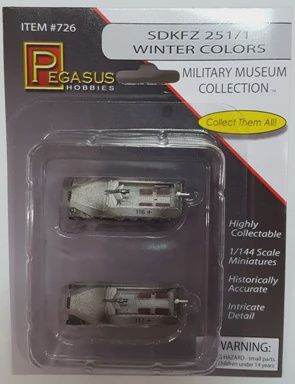 Pegasus SdKfz 251/1 1/144 Halftrack Winter Camouflage (2)