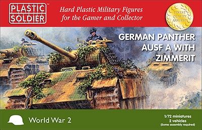 Panther Ausf A with zimmerit 1/72 by Plastic Soldier