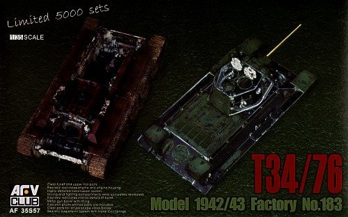T34/76 Model 1942/43 Factory No.183 Limited Edition 1/35 #35S57 by AFV Club