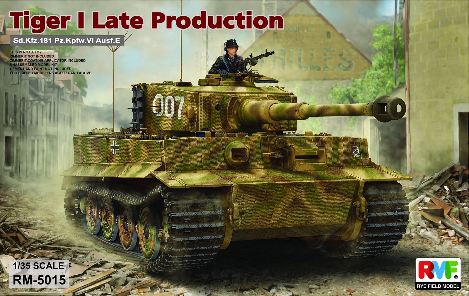 Tiger I Late Production Type (R.F.M.) 1/35 by Ryefield Model