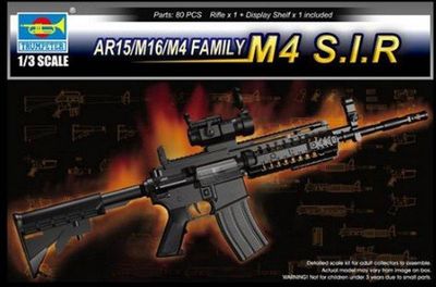 AR15/M16/M4 Family M4 S.I.R. 1/3 Scale #01916 by Trumpeter