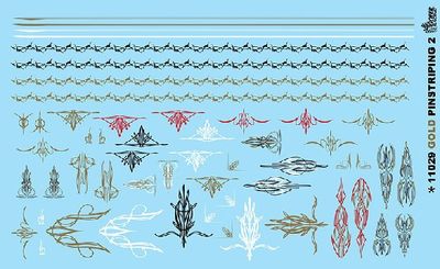 1/24-1/25 Pinstriping #2 (Gold)
