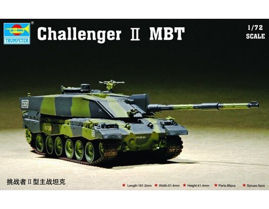 Challenger II MBT 1/72 by Trumpeter