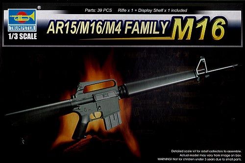 AR15/M16/M4 FAMILY- M16 1/3 #01901 by Trumpeter