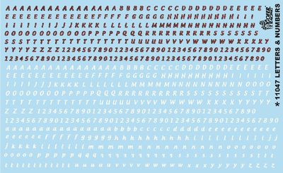 1/24-1/25 Letters &amp; Numbers (Red &amp; White)