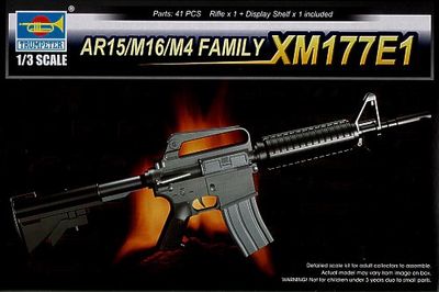 AR15/M16/M4 FAMILY- XM177E1 1/3 #01902 by Trumpeter