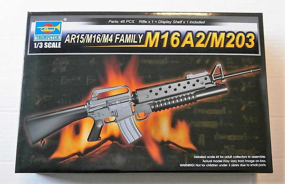 AR15/M16/M4 FAMILY-M16A2 /M203 1/3 by Trumpeter