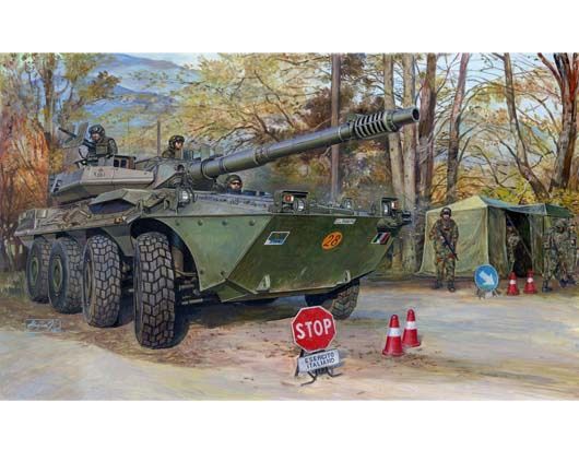 Italian B1 Centauro Late Version 1/35 #00387 by Trumpeter