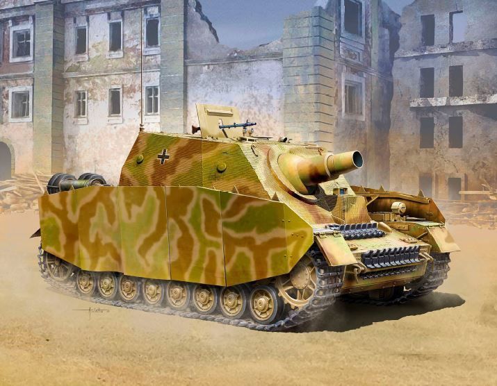 German Strumpanzer IV Brummbar Mid Version 1/35 by Academy