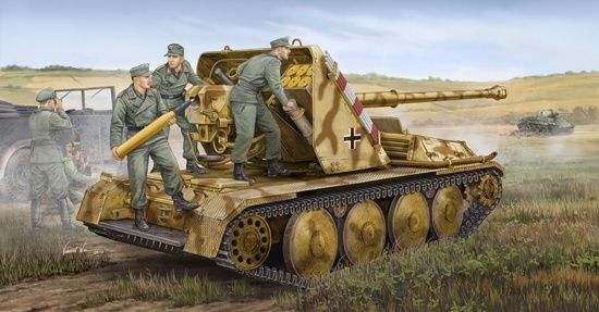 German 8.8cm PAK-43 Waffentrager Self Propelled Gun 1/35 by Trumpeter