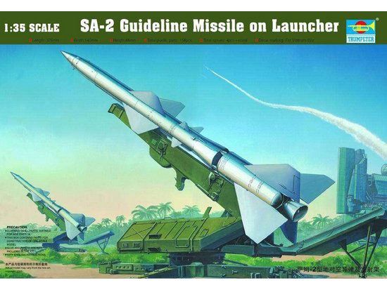 SA-2 Guideline Missile on Launcher 1/35 by Trumpeter