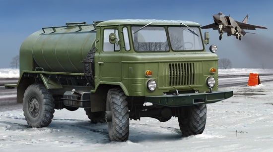 Russian GAZ-66 Oil Truck 1/35 #01018 by Trumpeter