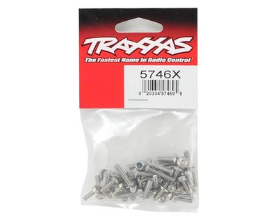 TRA5746X Traxxas Hardware kit, stainless steel, Spartan/DCB M41 (contains all stainless steel hardware used on Spartan and DCB M41)