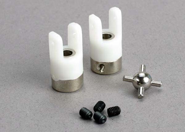 TRA1539 Traxxas U- joints (2)/ 3mm set screws (4)