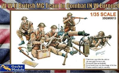 1/35 British MG Team in Combat (NW Europe)