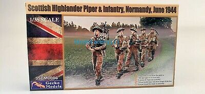 1/35 Scottish Highlander Piper &amp; Infantry, Normandy, June 1944
