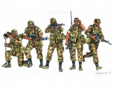 Modern Us Soldiers 1/72 #6168 by Italeri