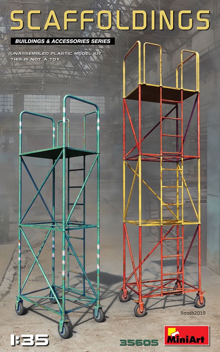 Scaffoldings #35605 1/35 Scenery Kit by MiniArt