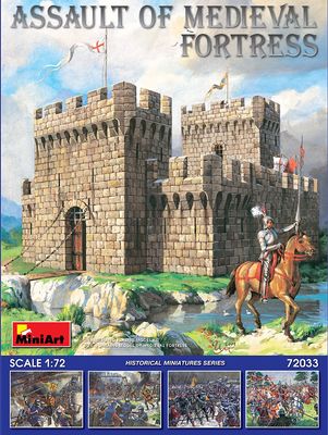 Assault of Medieval Fortress #72033 1/72 Scenery Kit by MiniArt