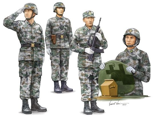 PLA Tank Crew #431 1/35 Figure Kit by Trumpeter