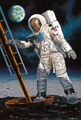 Apollo Astronaut Gift Set #03702 1/8 Figure Kit by Revell