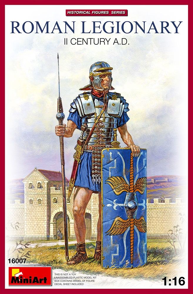 Roman Legionary II Century AD #16007 1/35 Figure Kit by MiniArt