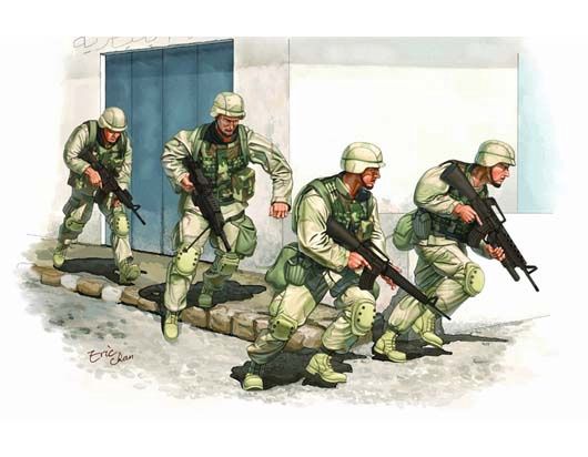 US Army in Iraq 2005 #00418 1/35th Figure Kit by Trumpeter