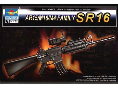 AR15/M16/M4 Family SR16 1/3 Scale #01912 by Trumpeter