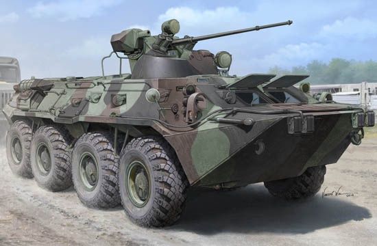 Russian BTR-80A APC 1/35 #1595 by Trumpeter