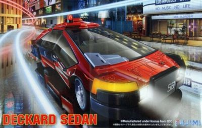 Deckard Sedan w/ Blaster 1/24 Blade Runner Model Kit #09135 by Fujimi