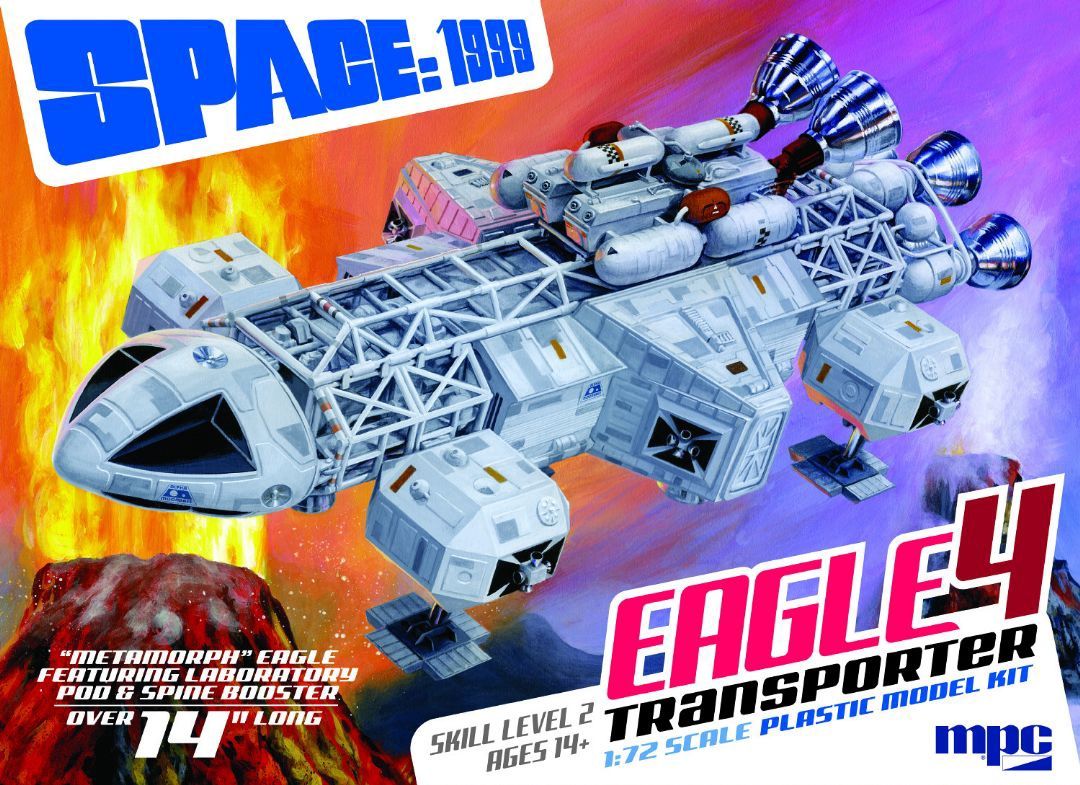 Metamorph Eagle 4 Featuring Laboratory Pod and Spine Booster 1/72 Space 1999 Model Kit #979 by MPC
