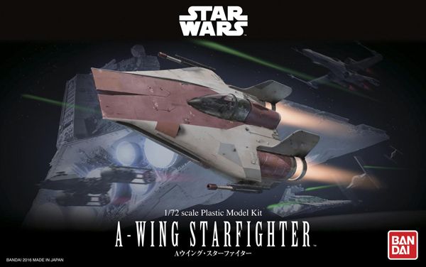 A-Wing Starfighter 1/72 Star Wars Model Kit #5063827 by Bandai