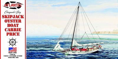 Chesapeake Bay Skipjack Oyster Boat 1/502 Model Sailing Ship Kit #P1160 by Atlantis