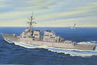 Arleigh Burke DDG-51 1/700 Model Ship Kit #83409 by Hobby Boss