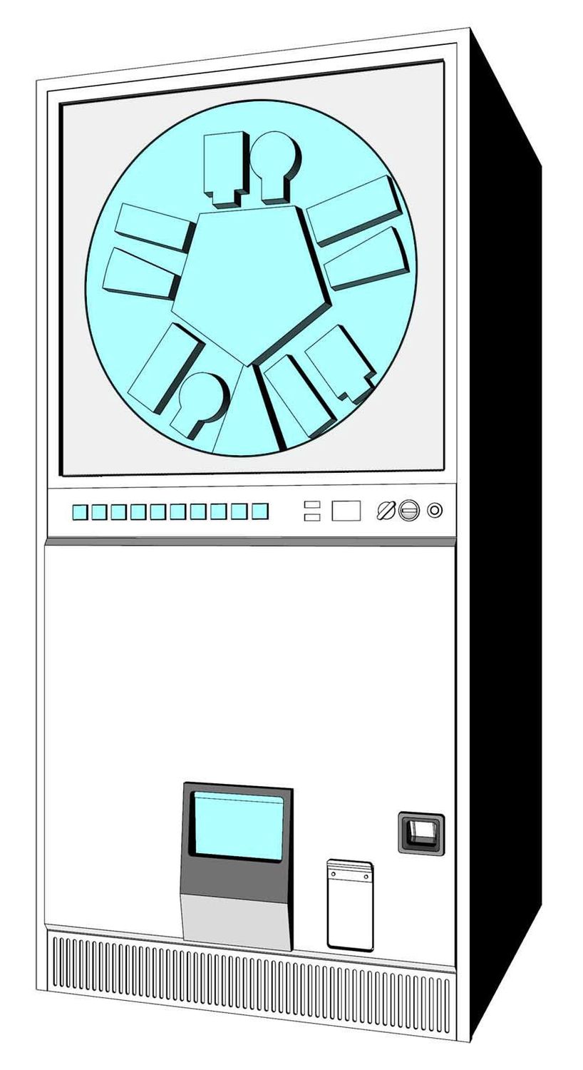 Nostalgic Vending Machine (Ice) 1/12 #62203 by Hasegawa