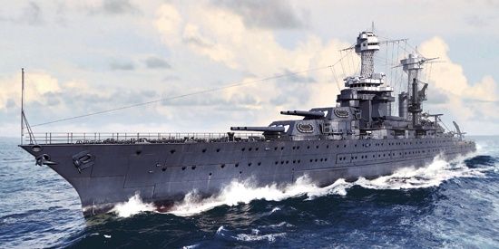 USS Tennessee BB-43 Battleship 1941 1/700 Model Ship Kit #05781 by Trumpeter