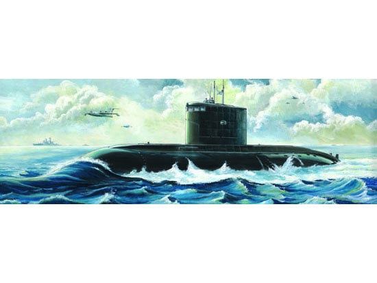 Kilo Class Attack Submarine 1/144 Model Submarine Kit #5903 by Trumpter