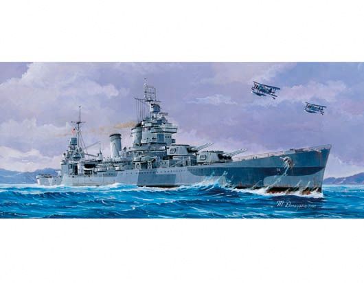 USS San Francisco CA-38 Cruiser 1944 1/700 Model Ship Kit #05747 by Trumpeter