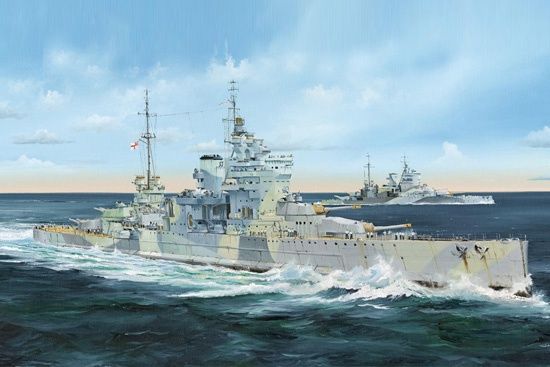 Battleship HMS Queen Elizabeth 1/350 Model Ship Kit #5324 by Trumpeter