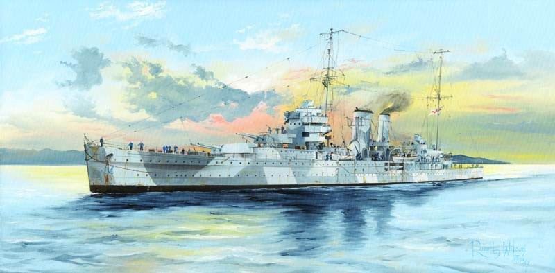 HMS York 1/350 Model Ship Kit #5351 by Trumpeter