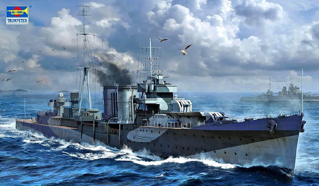 HMS Colombo 1/350 Model Ship Kit #05363 by Trumpeter