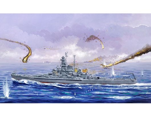 USS South Dakota BB-57 Battleship 1/700 Model Ship Kit #05760 by Trumpeter