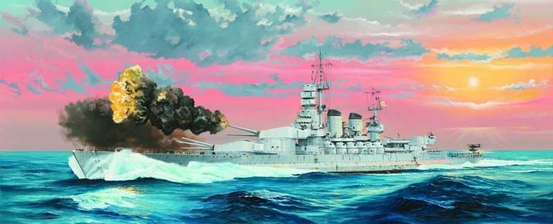 Italian Navy Battleship RN Littorio 1941 1/350 Model Ship Kit #5319 by Trumpeter