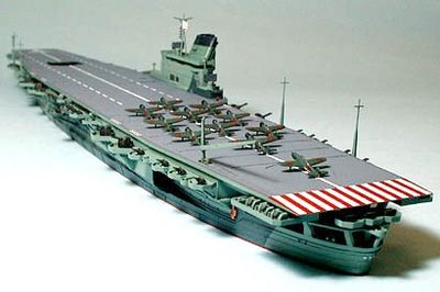 Aircraft Carrier Shinano 1/700 Model Ship Kit #31215 by Tamiya