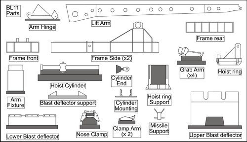 Bomarc Launcher Resin Kit 1/72 by Belcher Bits
