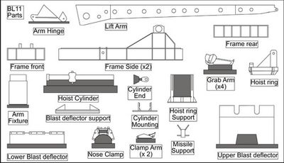 Bomarc Launcher Resin Kit 1/72 by Belcher Bits